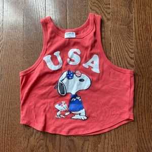 Peanuts USA kids tank